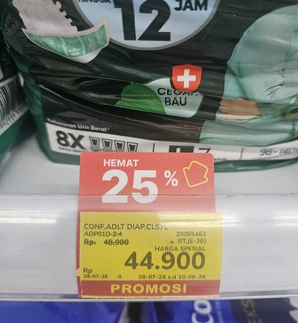 Pricetag Indomaret